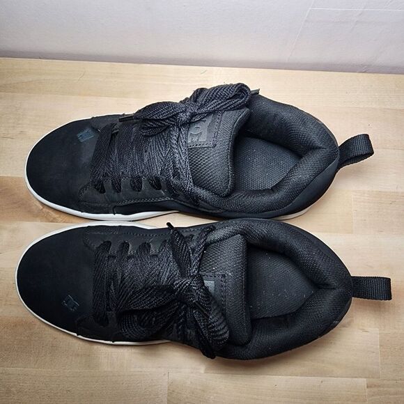 DC NET SE BLACK WHITE MEN SHOES SIZE 9 Skatboarder - Picture 4 of 8